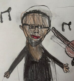 Gemaltes Portrait von Herr Wargenau